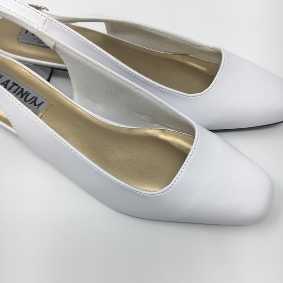 Platinum Collection By Jade White 1.2 inches heel - Picture 2 of 16